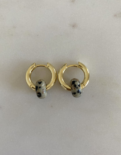 Earrings Piedra Dálmata