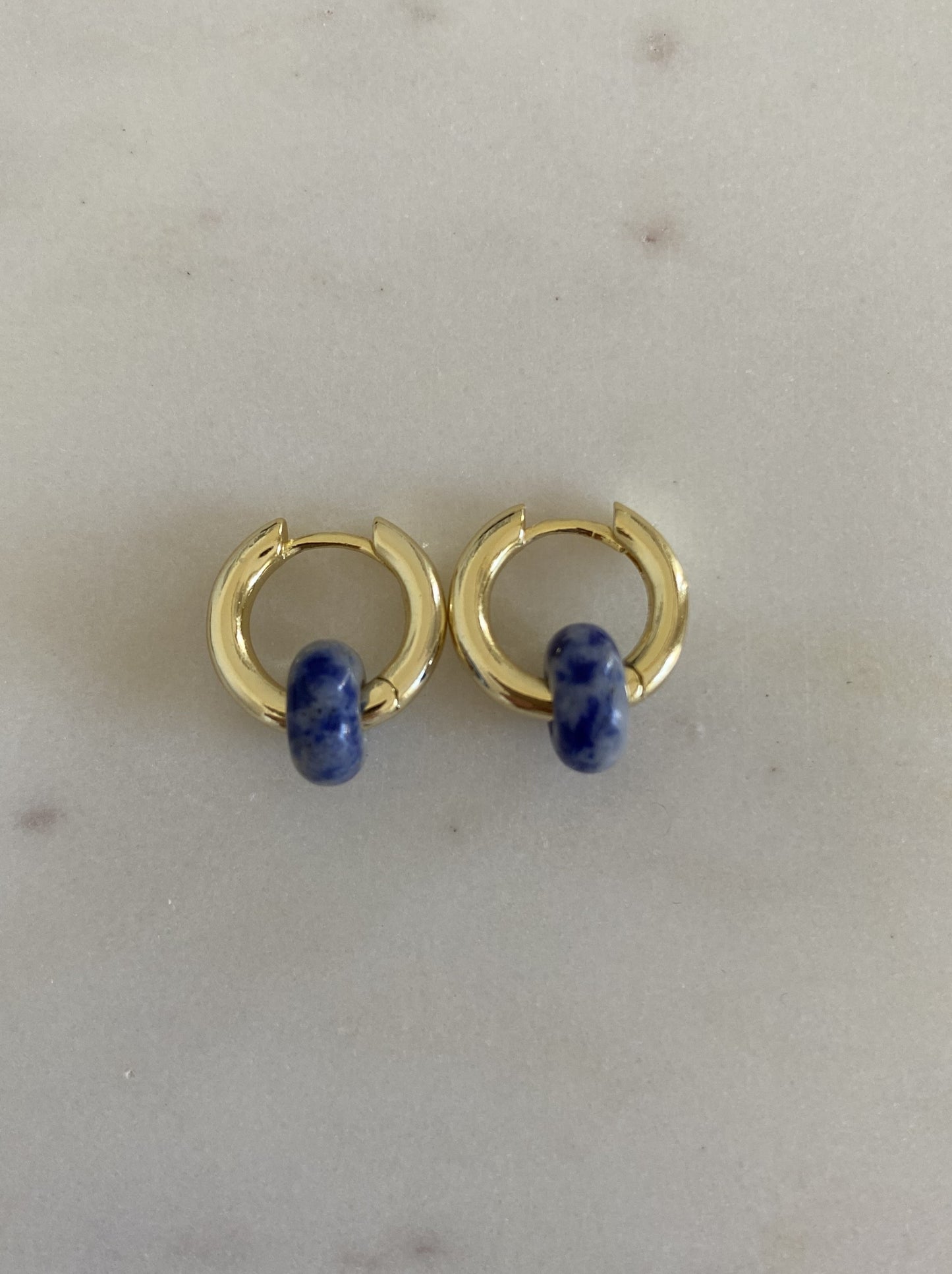 Earrings Piedra Mar Azul