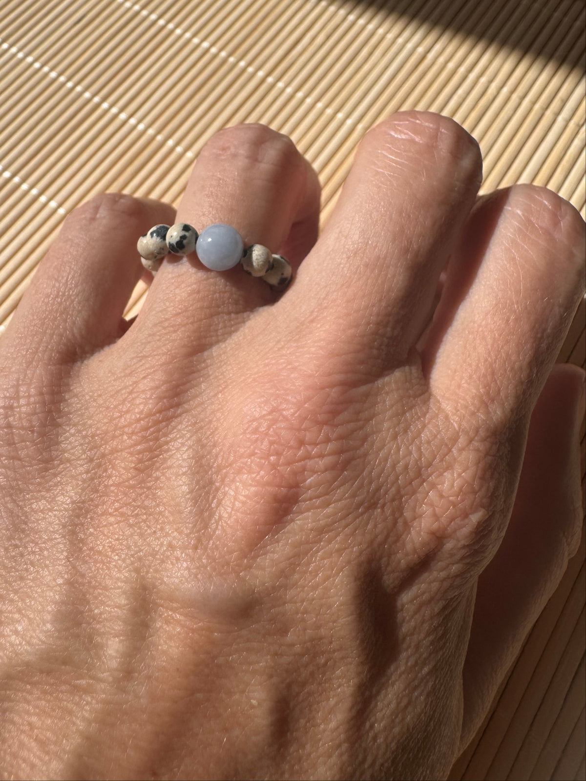 Ring Angelite